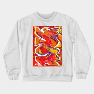 Groovy Funky Love vintage 70s Graffiti Crewneck Sweatshirt